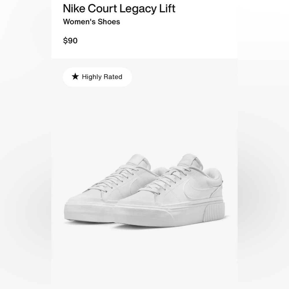 Nike Court Sneakers - white 8.5